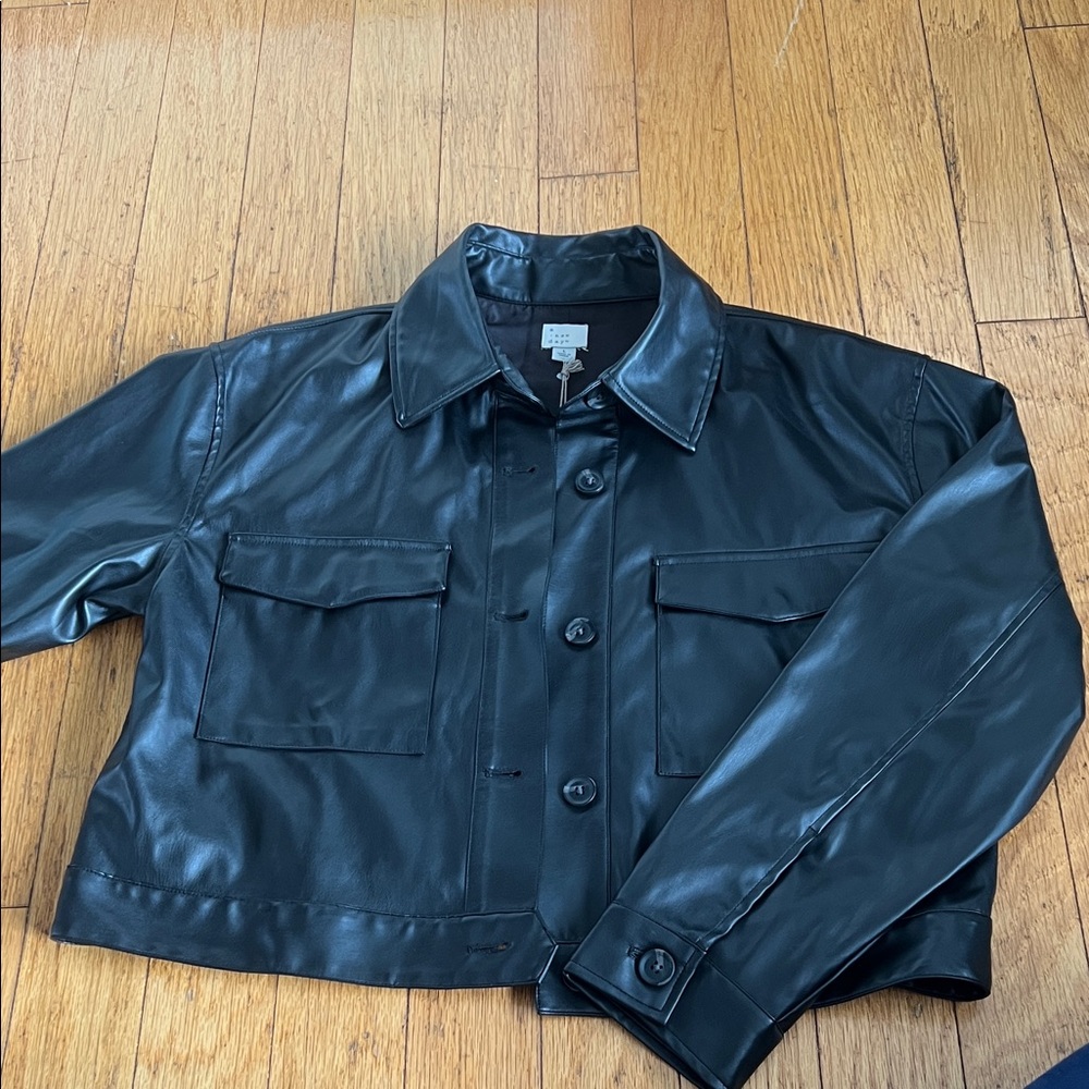 Faux leather Jacket (Brand new)